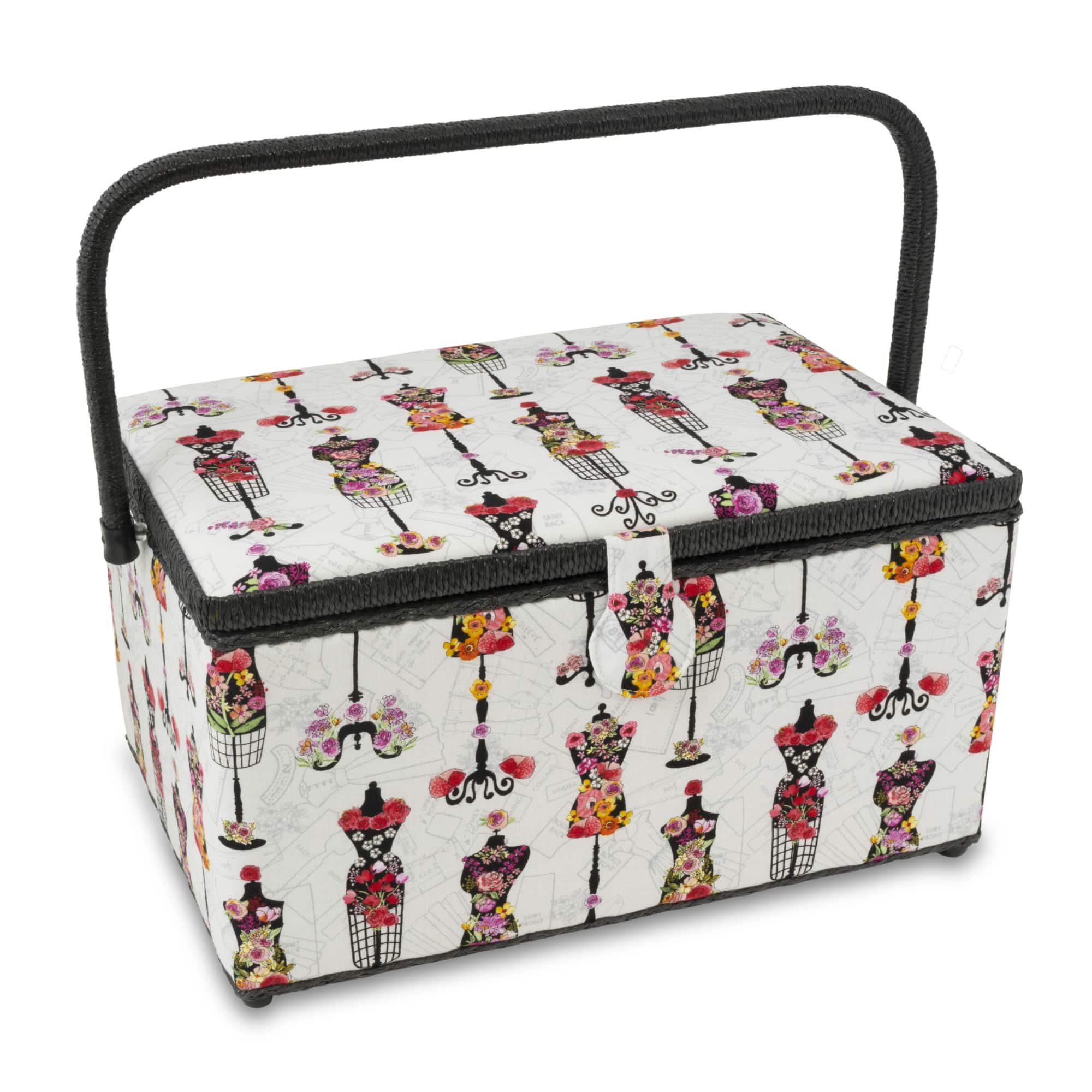 Dritz® X-Large Gray Dress Forms Sewing Basket